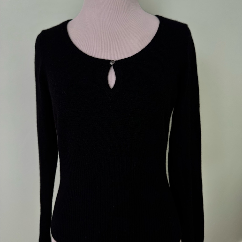 Talbots Black Cashmere Sweater